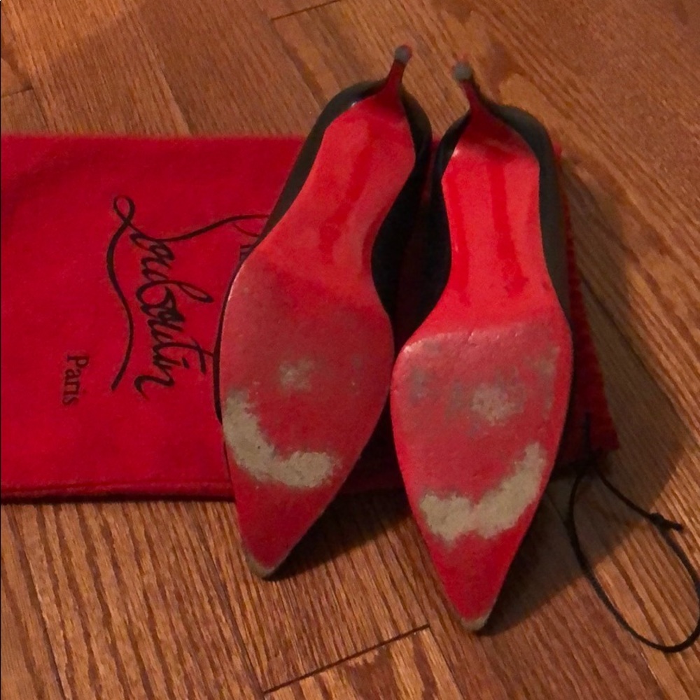 Christian Louboutin 85mm Black Heels - Picture 6 of 6